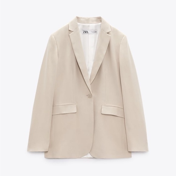 Zara Jackets & Blazers - Straight cut buttoned blazer | Zara